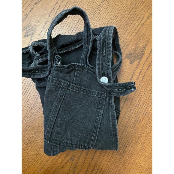 Old Navy Black Overall Shorts Kids M - Picture 3 of 4